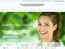 Tablet Screenshot of jenisonsmiles.com